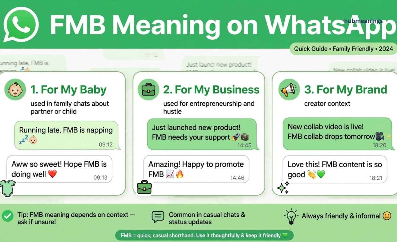 FMB meaning on WhatsApp