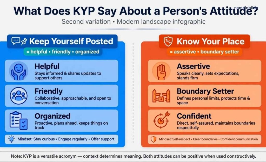 What Does KYP Say About a Person’s Attitude?